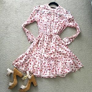 Pink floral dress Lucky Brand